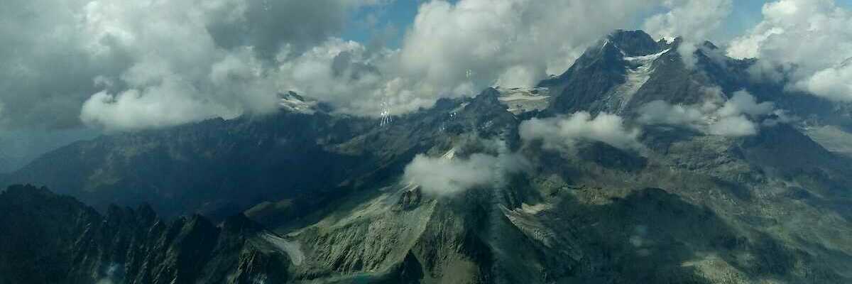 Flugwegposition um 12:40:28: Aufgenommen in der Nähe von 11010 Bionaz, Aostatal, Italien in 3727 Meter